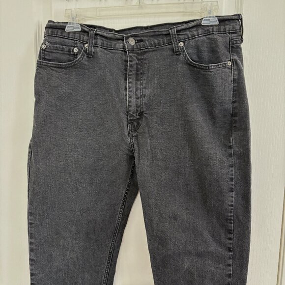 Levi's 514 Straight Fit Jeans 99% Cotton Black Midnight Men's Size 40 x 32 - Picture 5 of 8